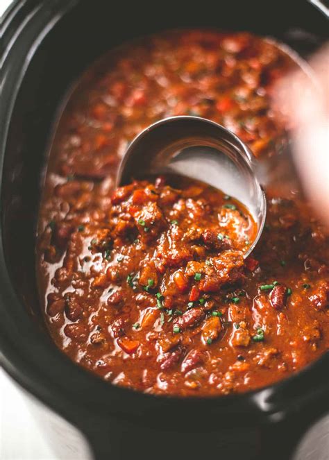 Best Beef Slow Cooker Chili at Alexandra Duigan blog