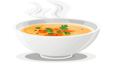 Premium Photo | A steaming bowl of soup is the perfect comfort food on ...