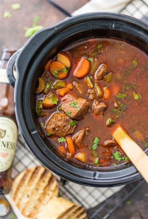 Guinness Beef Stew (Slow Cooker Irish Stew) Recipe - The Cookie Rookie®