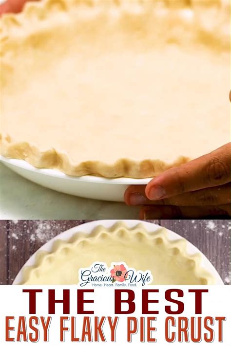 Easy flaky pie crust – Artofit
