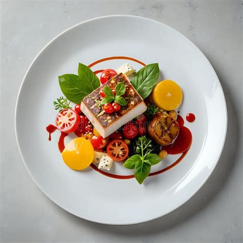High-quality Image of a Delicious and Beautifully Plated Gourmet Meal ...
