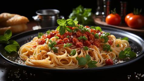 Premium Photo | Hearty Bowl of Italian Cuisine Pasta