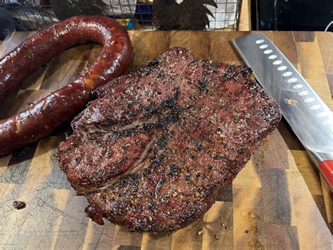 Reverse seared chuck roast. : r/smoking
