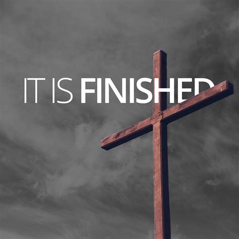 Good Friday It Is Finished