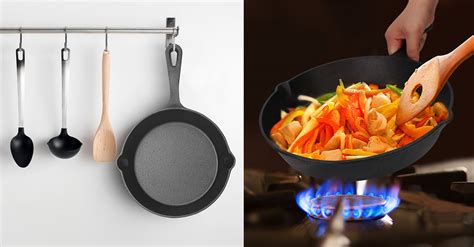 3 Piece: Pre-Seasoned Cast Iron Skillet Set