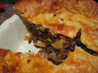 Beef, Cheddar and Potato Pie by Cookbook Fixation