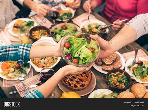 Family Dinner. Image &amp; Photo (Free Trial) | Bigstock