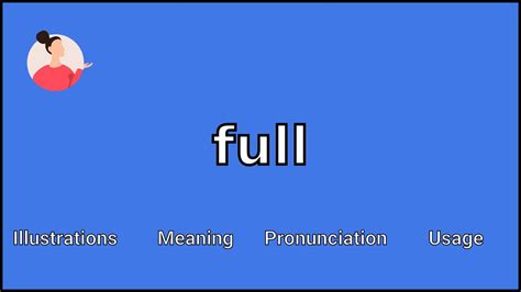 FULL - Meaning and Pronunciation - YouTube