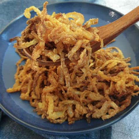 Crispy fried onions - Foodle Club