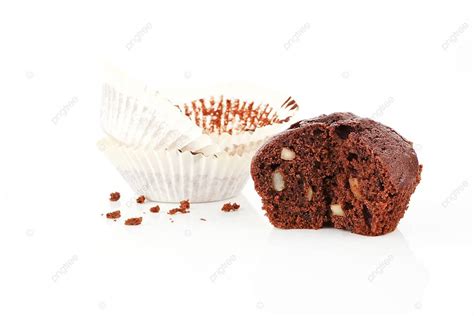Chocolate Muffin Cross Section Sweet Delicious Photo Background And ...