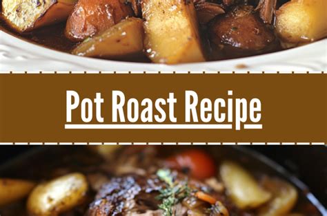 Secret to perfectly tender, flavorful pot roast without drying it out?