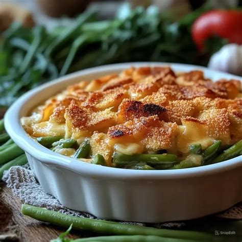 How to infuse bold, savory flavor into classic Midwest green bean casserole?