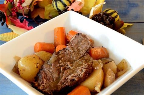 Slow Cooker Savoury Beef Pot Roast - The Wine Lover's Kitchen