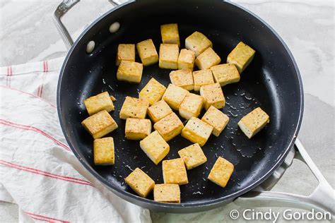 Pan Fried Tofu - Vegetarian Mamma