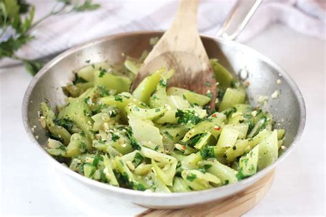 Sautéed Celery with Onions and Garlic - Bite On The Side