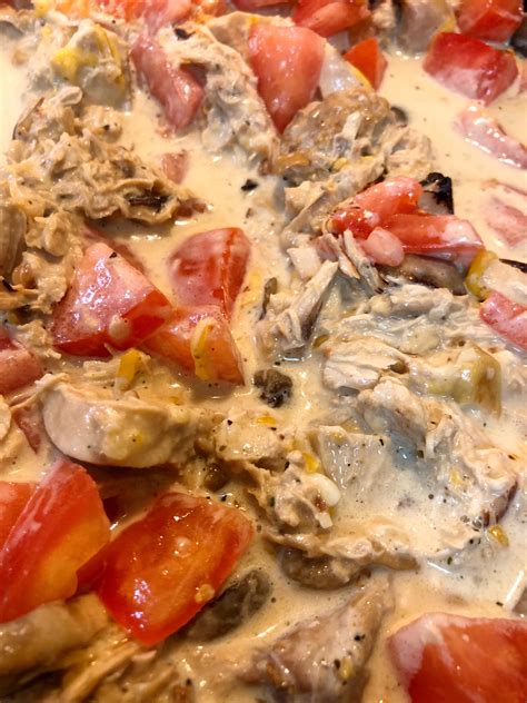 Creamy Chicken Skillet Dinner | FaveHealthyRecipes.com