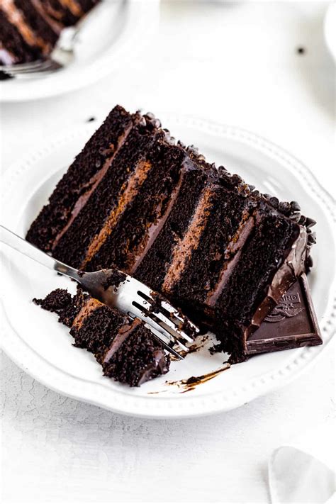 Slice Of Chocolate Cake