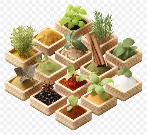 Assorted Spices And Herbs - Assorted Herbs And Spices In Boxes, PNG ...