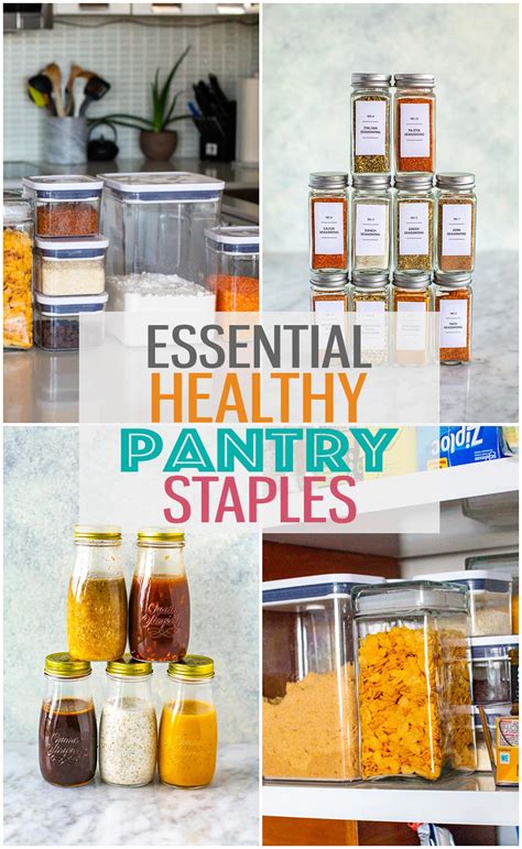 Healthy Pantry Staples Every Kitchen Needs - The Girl on Bloor