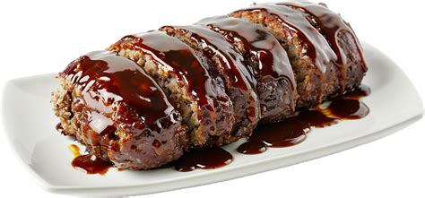 Delicious meatloaf covered in rich brown sauce. 50277466 PNG
