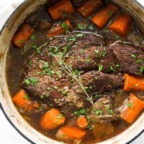 Best secret for tender, flavorful Midwest pot roast without drying it out?