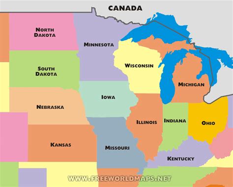 Midwestern united states; Middle West U.S.; Midwest U.S.