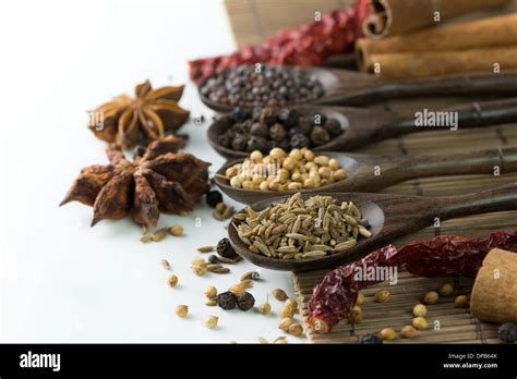 An assortment of different spices for cooking Stock Photo - Alamy