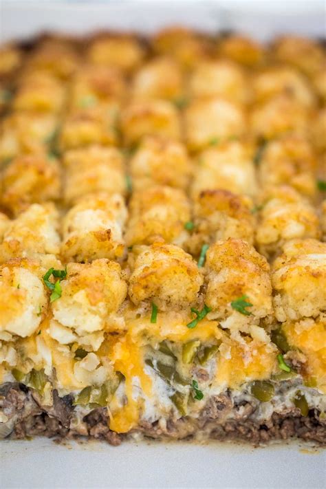 The Ultimate Tater Tot Casserole - Sweet and Savory Meals